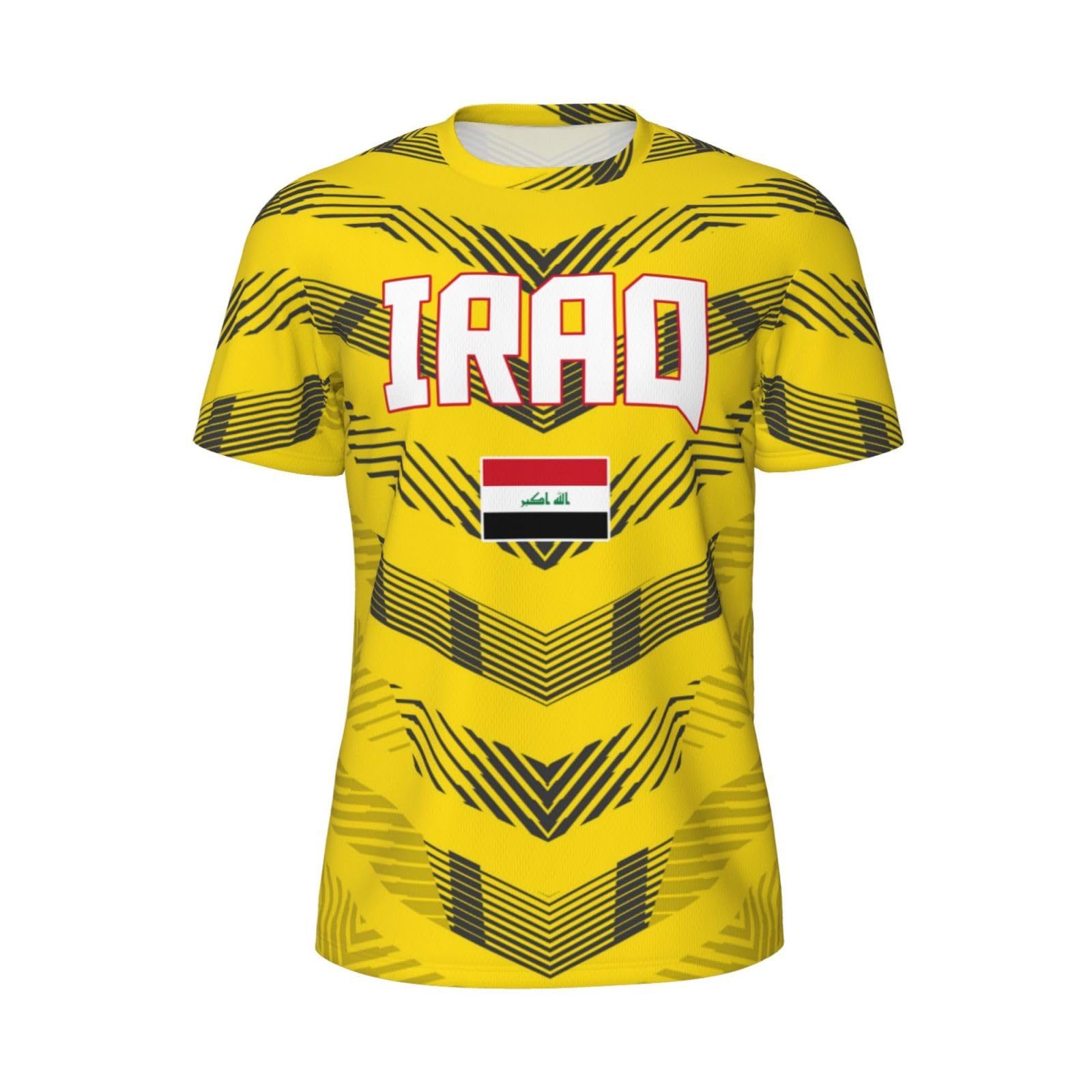 DABOYOZHZH Iraq Flag Cool Iraqans (27) Sports Jersey Mesh T-Shirt 3D Print for Running Cycling Soccer Tennis Fitness Climbing Shirts