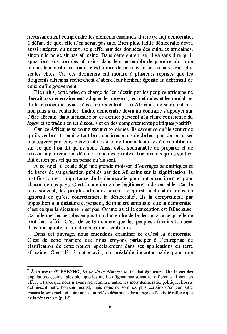 La participation démocratique: Regards sur l’Afrique