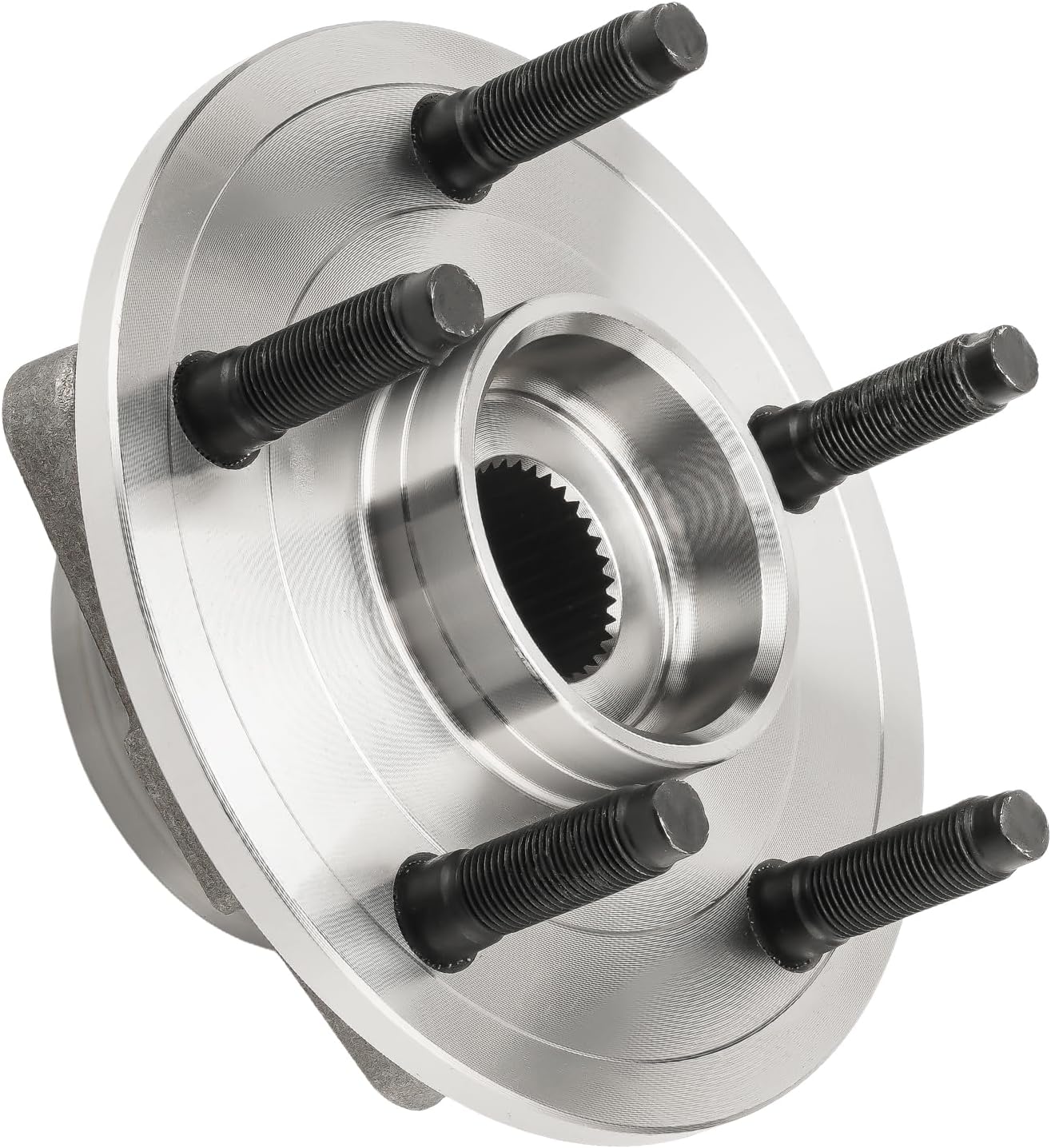 KAX 515072 Front Wheel Bearing and Hub Assembly Compatible with 2002-2008 Dodge Ram 1500,1PCS Wheel Bearing 5 Lug W/ABS