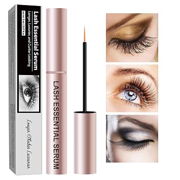 Lash Serum, Eyelash Serum to Create Thick, Long, Curled Eyelashes, Natural Longer, Sheen and Nourish, Non-sticky, Non-caking (1pc)
