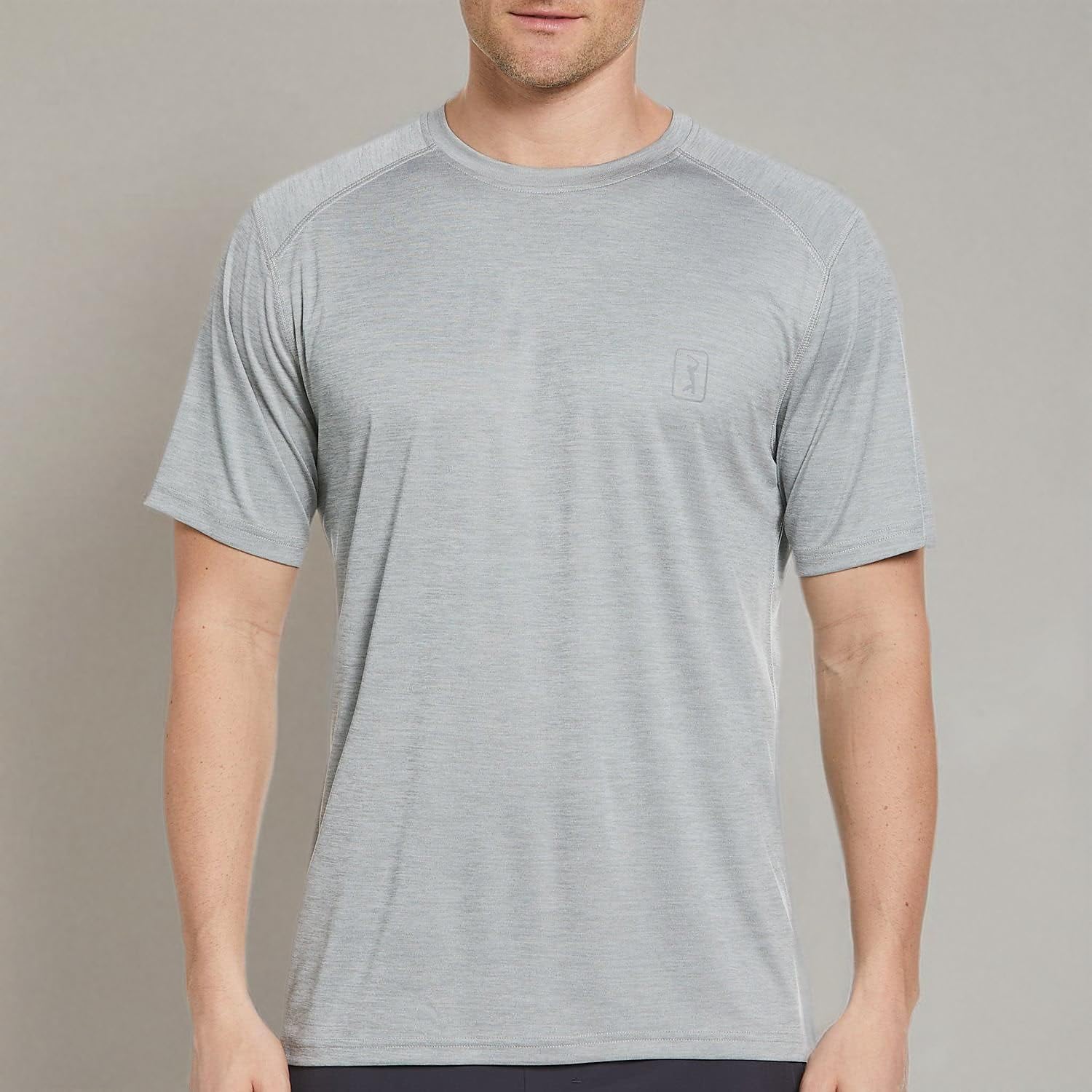 PGA Tour Men's Performance Crew Short Sleeve Golf Tee Shirt