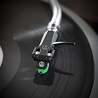 Vista 2 de Audio-Technica AT-VM95E/H Kit Combo de Headshell/Cartucho para Tocadiscos Verde