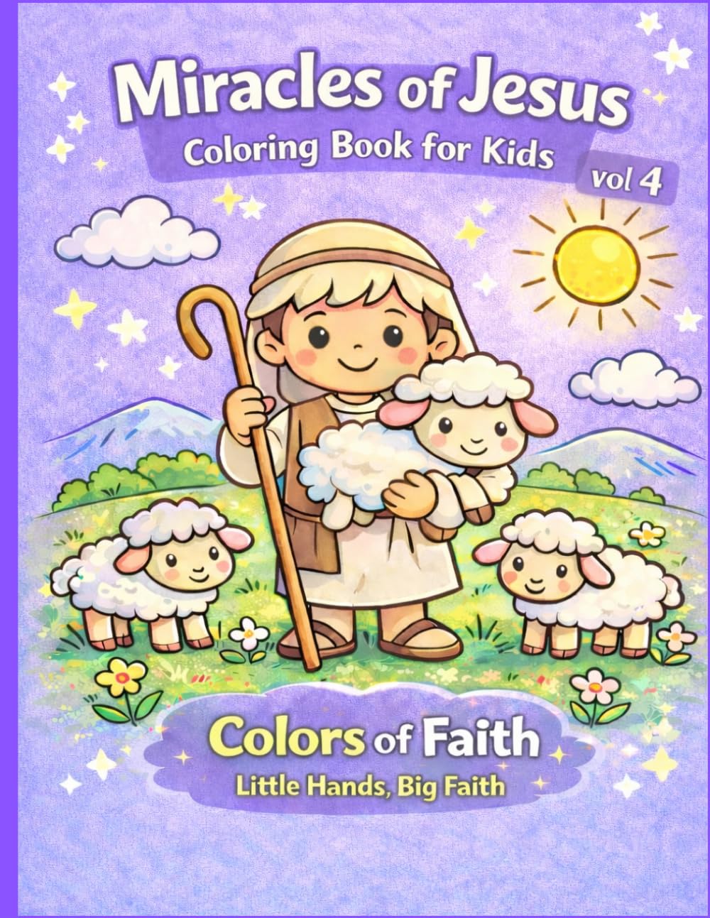 Miracles of Jesus: coloring Book for Kids (Colors of Faith)