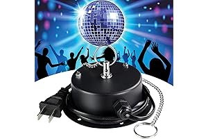 1 RPM Professional Mirror Ball Motor Slow Speed Heavy Duty - DJ Party, Bars