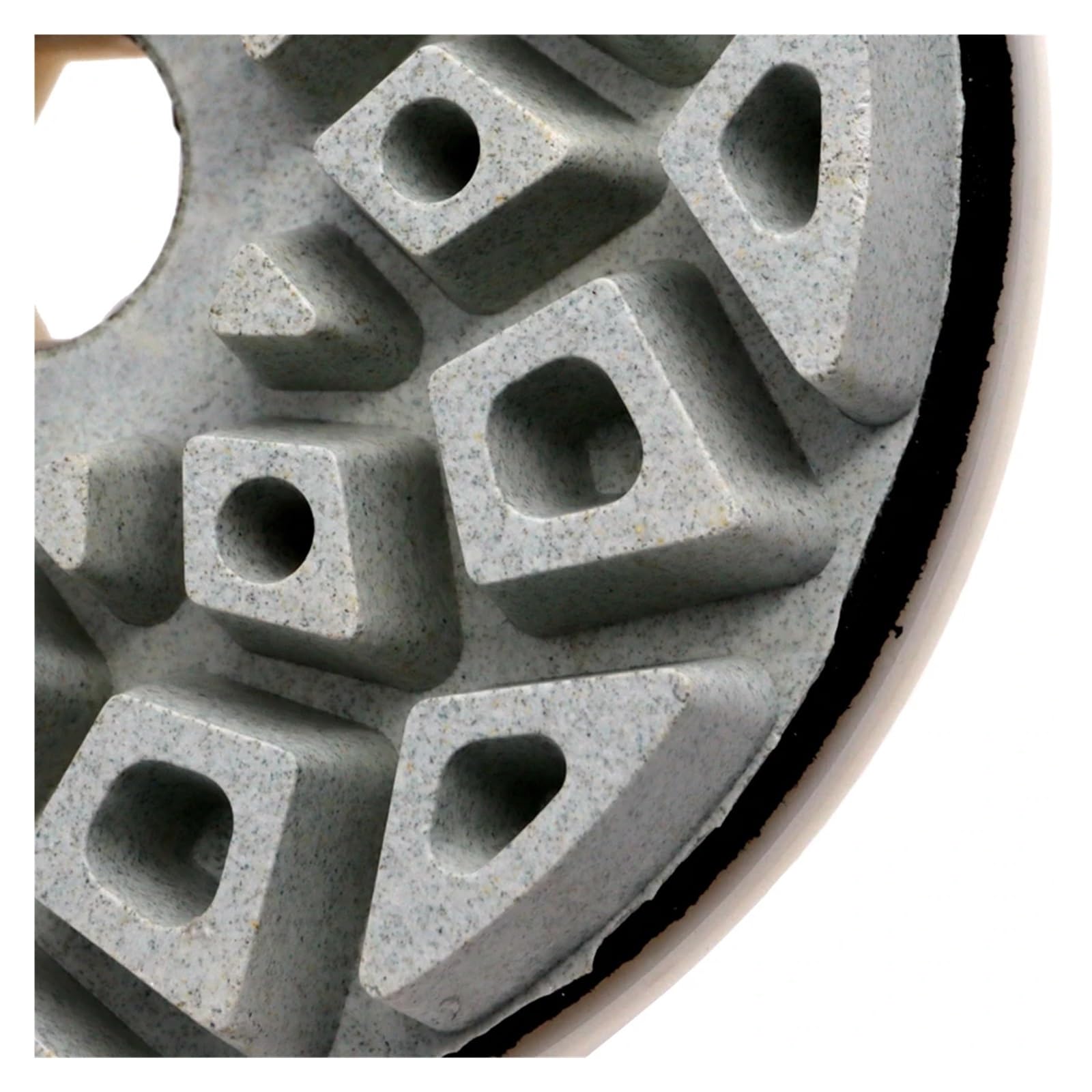 7 Almohadillas de Pulido de 5 Pulgadas con Borde de Caracol, 125 mm, for Granito, hormigón, mármol, máquina automática(1500)