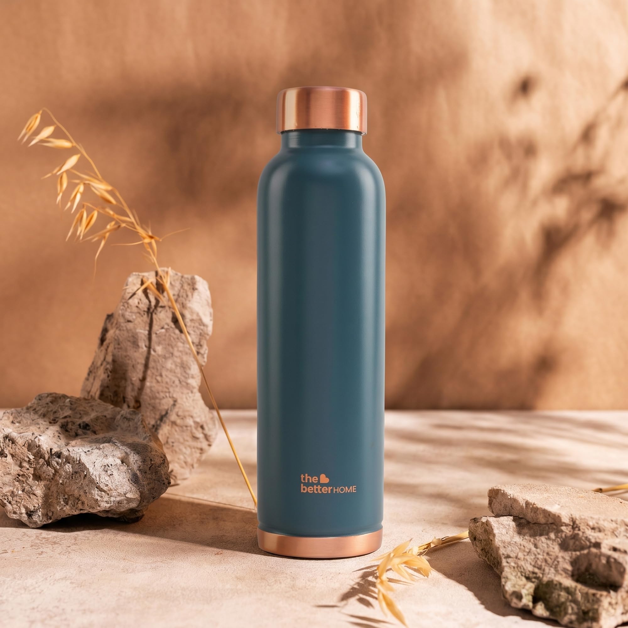 The Better Home Copper Water Bottle | Copper Water Bottle 950ml | With Anti Oxidant Properities | Provides Health Benefits | Pure Tamba | Teal — Amazon image 2