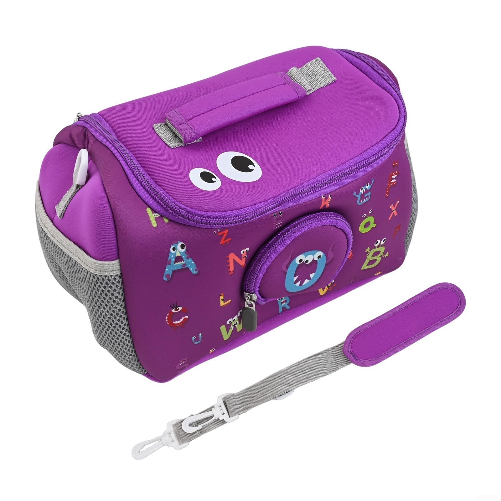 Housse de transport pour lecteur audio Toniebox Kit de démarrage et écouteurs Sac de rangement de voyage en nylon avec poignée et bandoulière Compatible avec figurines et A (Rose)