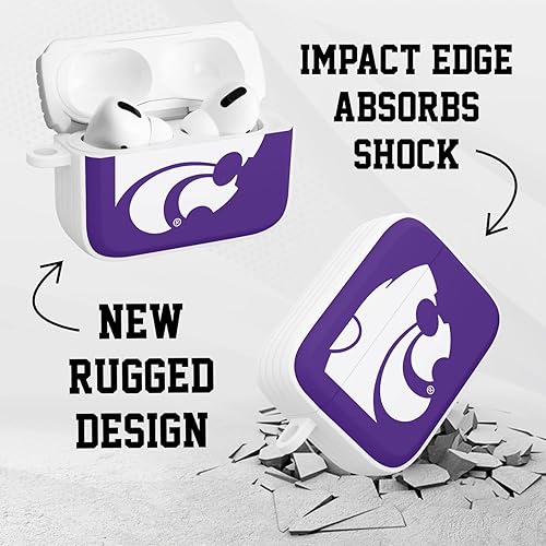 Vista 30 de AFFINITY BANDS Texas Longhorns HDX - Funda con nombre personalizado compatible con Apple AirPods Pro 1 y 2 (negro clásico)