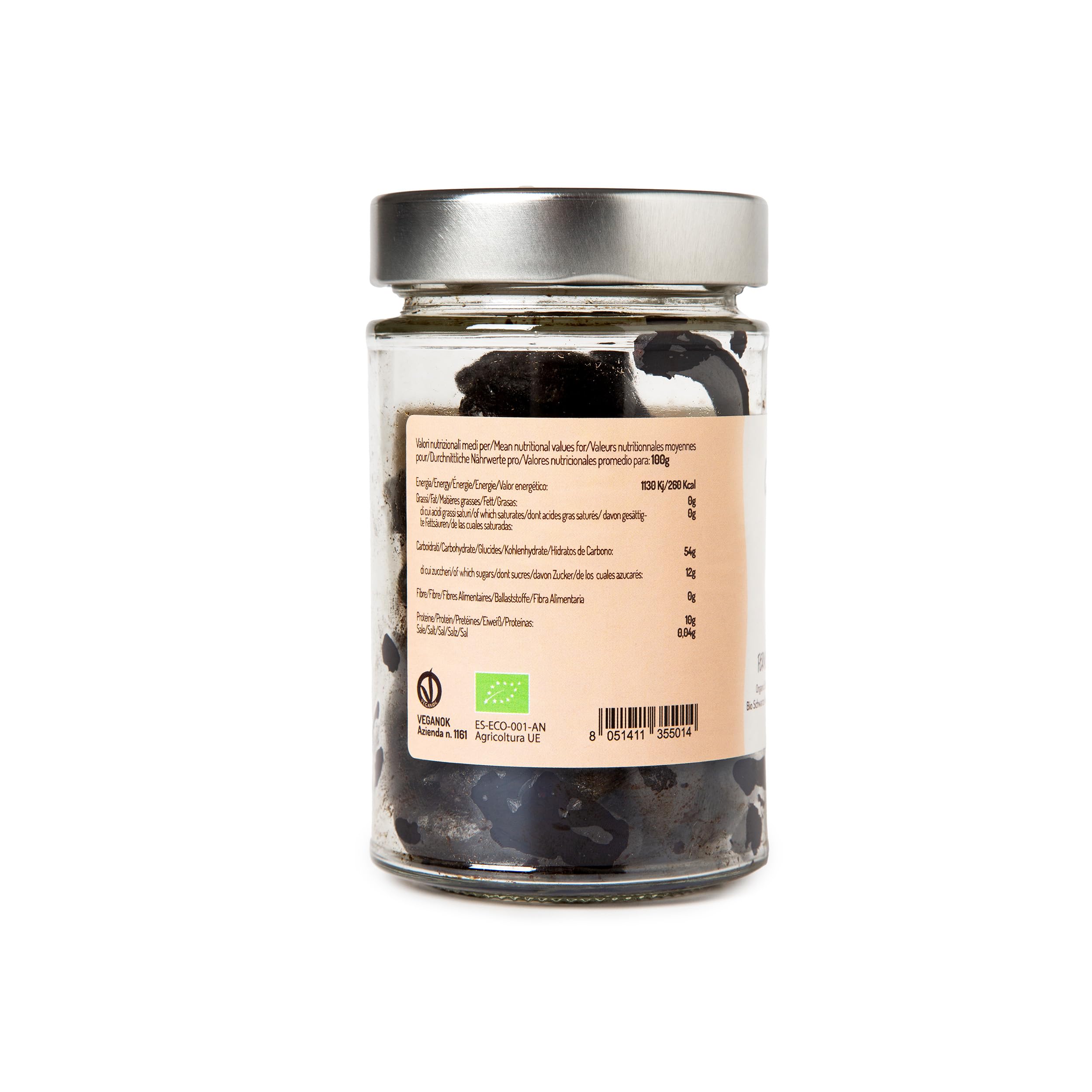 Schwarzer Knoblauch Bio Fermentierter – 200g. Premium Qualität Fermentierter Knoblauch aus Spanien Reich an Mineralsalzen Vegan & Natürlich. Energetisierend und Antioxidativ. Black Garlic.