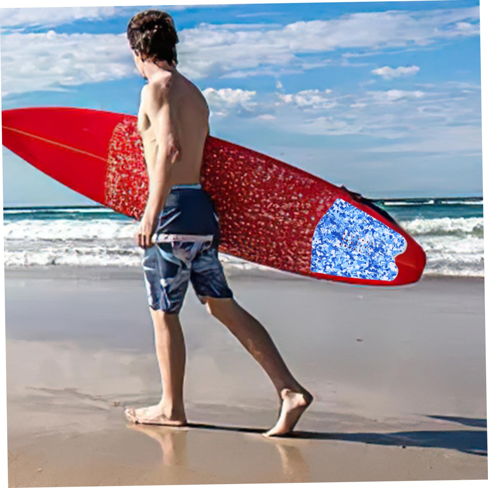 Surfbrett-traktionspad -Matte Selbstklebende Pads Eva-surf-traktionspad Schwanzmatte Für Surfbretter Installieren Entfernen Wasserbeständig Langlebig Und Kratzfest