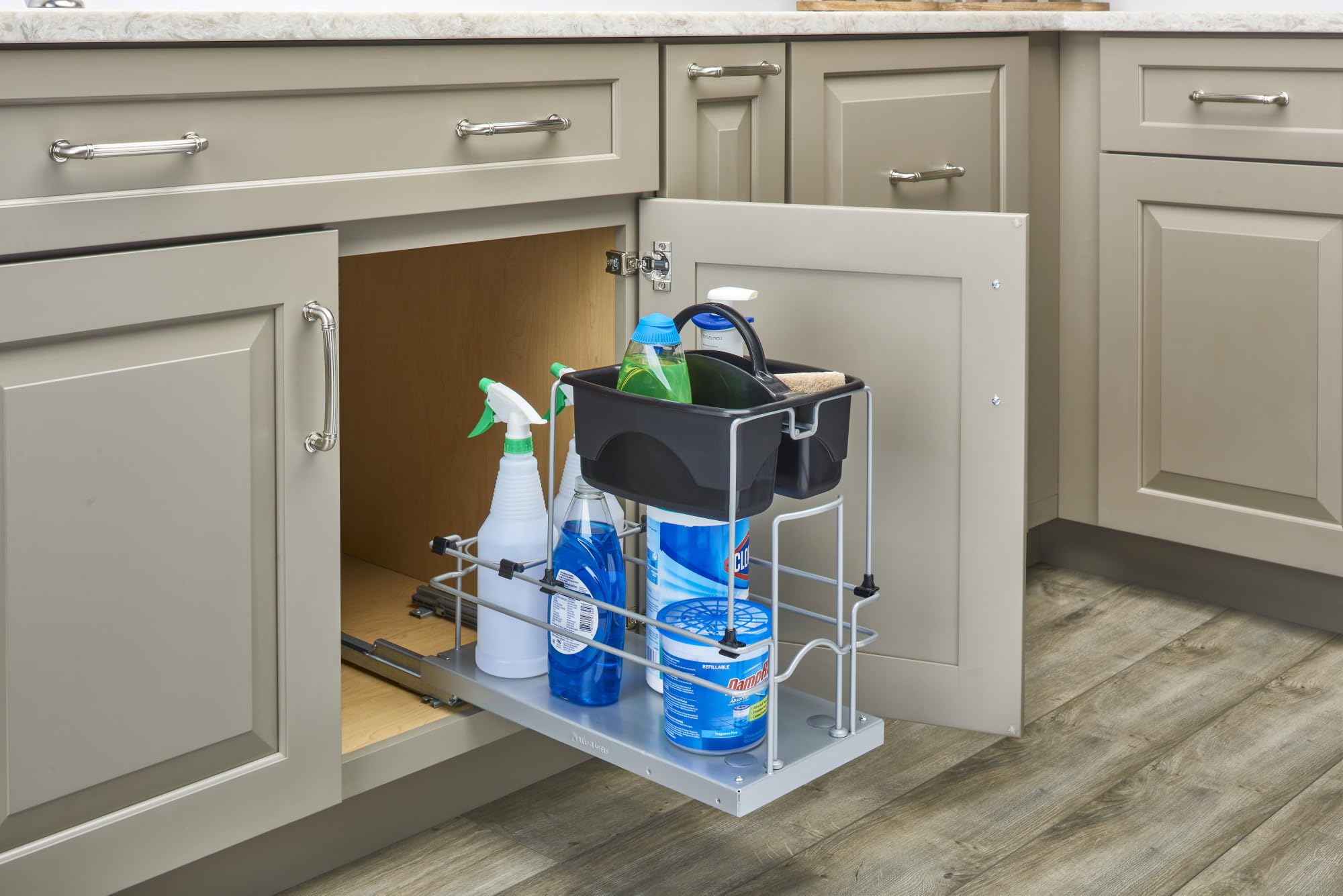 REV-A-SHELF Undersink Pullout Cleaning Organizer w/Soft-Close