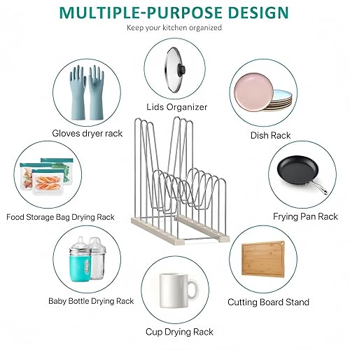 Miniatura 4 de Estante de secado de bolsas de plástico, estante de secado de bolsas reutilizables para bolsa de silicona y bolsa Ziploc, estante secador de