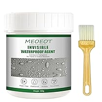 Meoeot Sigillante Impermeabile Liquido, 300g Impermeabilizzante Invisibile, Rivestimento Impermeabile Trasparente, Agente Anti-Perdite Sigillante per Piastrelle del Bagnoe, Tetto e Muro Esterno