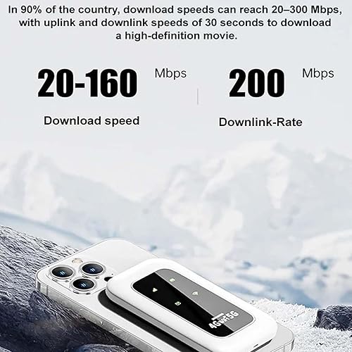 Miniatura 3 de Convergek WiFi portátil para todas las redes, enrutadores inalámbricos, punto de acceso de red móvil, encendido y uso, bolsillo de enrutador de