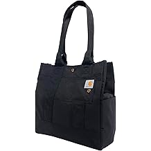 Vertical Snap Tote, Durable Water Resistant Tote Bag with Snap Closure