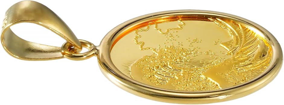 Amazon.co.jp: [SPERANZA] K24 純金 コインペンダント トップ 葛飾北斎