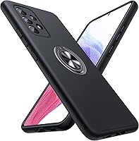 Vista 60 de JAME Funda para teléfono Samsung Galaxy A17/A26 5G con protector de pantalla [2 paquetes] Soporte de anillo Soporte Doble Capa Grado Militar a