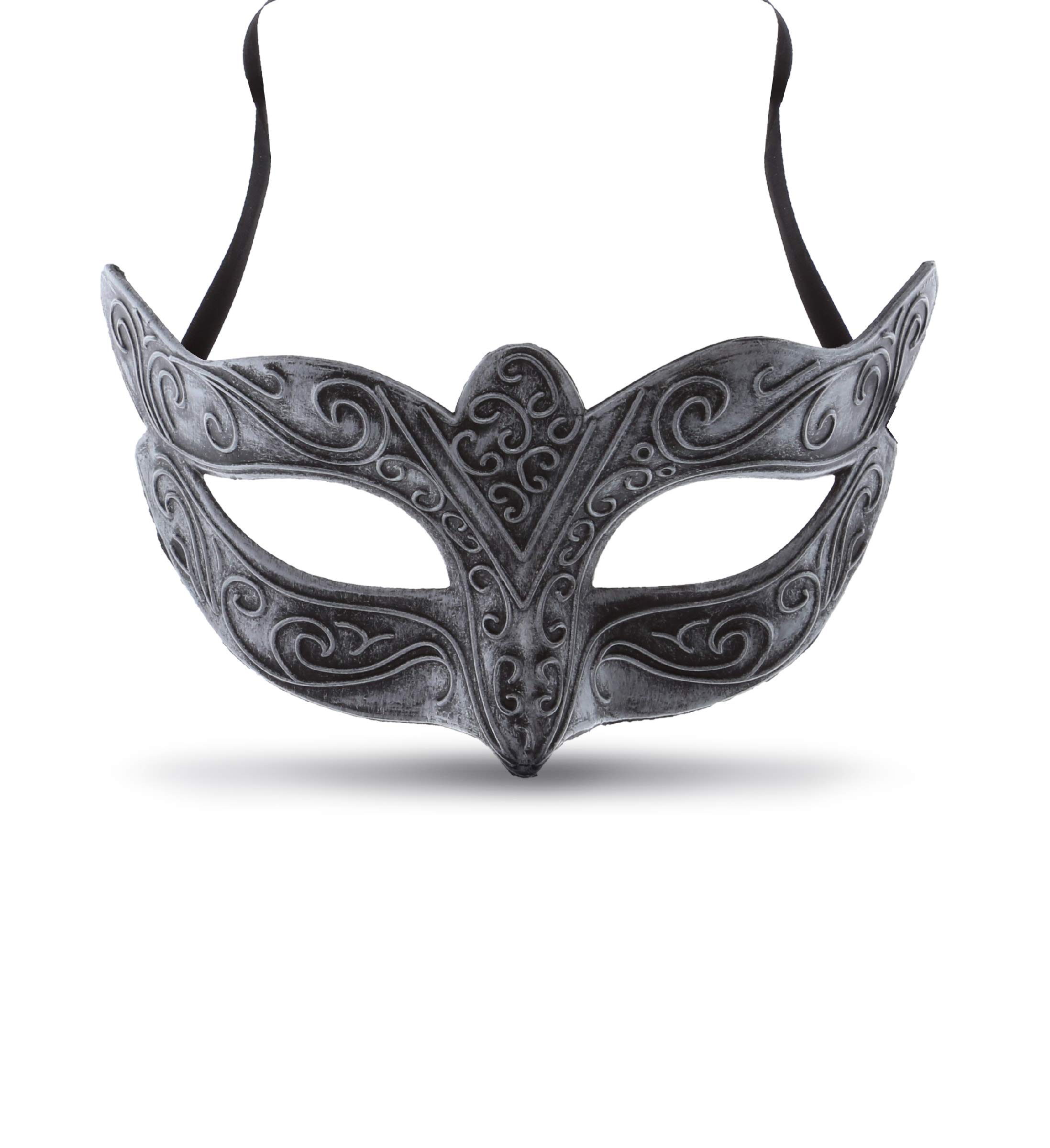 Steampunk Metallic Venetian Masquerade Phantom Mask - Copper