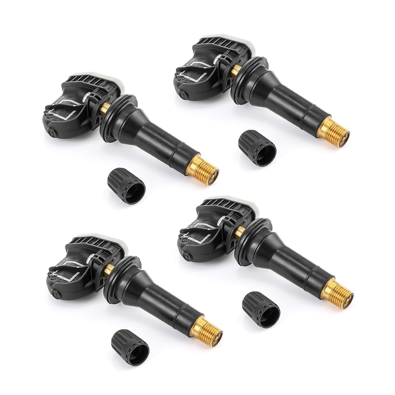 TPMS Czujniki ciśnienia w oponach, do Forda, EV6T1A180DC Zawór ciśnienia w oponach Alarm samochodowy Systemy monitorowania ciśnienia w oponach TPMS Czujnik ciśnienia w oponach pojazdu (cztery sztuki)
