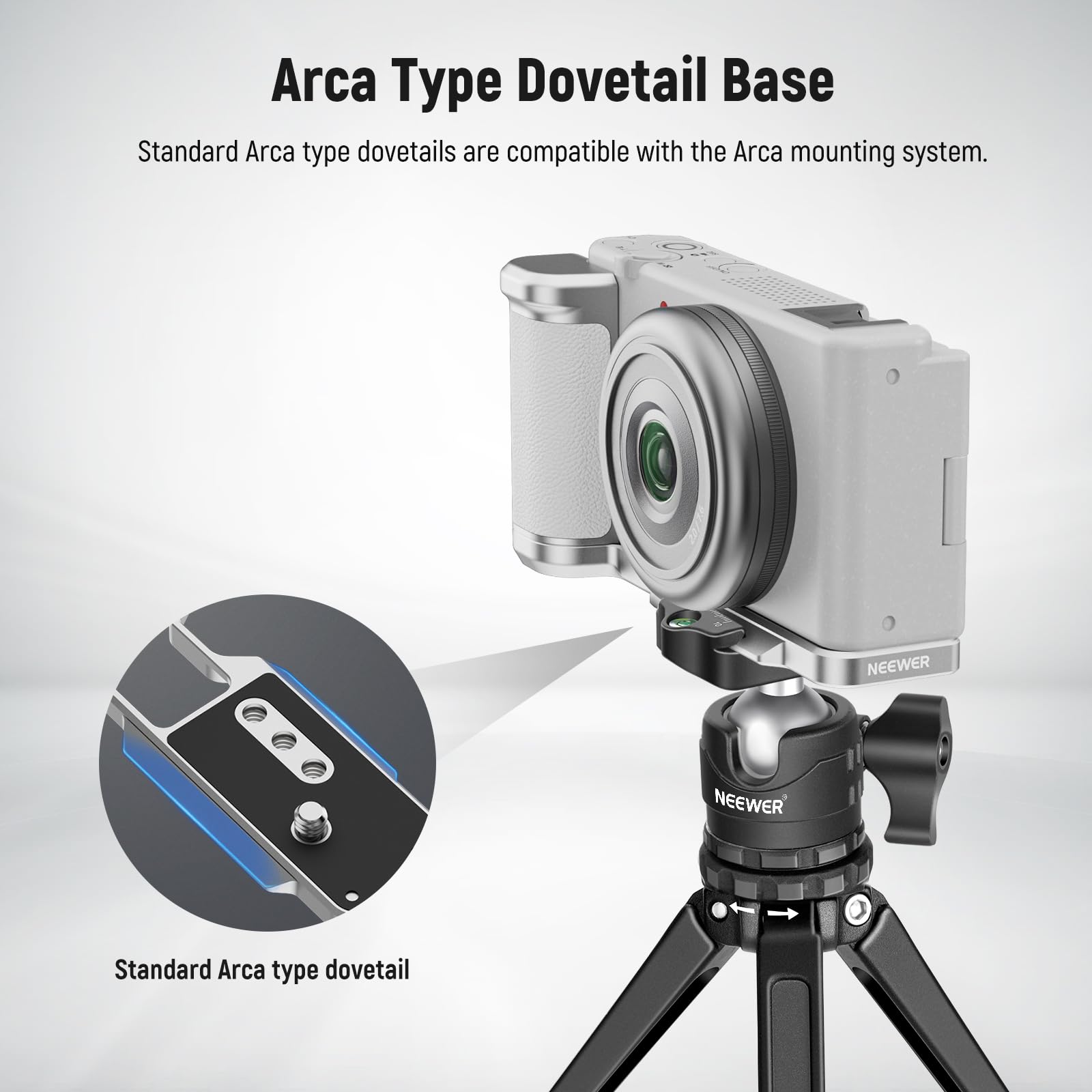 Amazon | NEEWER ZV-1F ZV-1 II Lプレート 金属製Lブラケット ホワイト