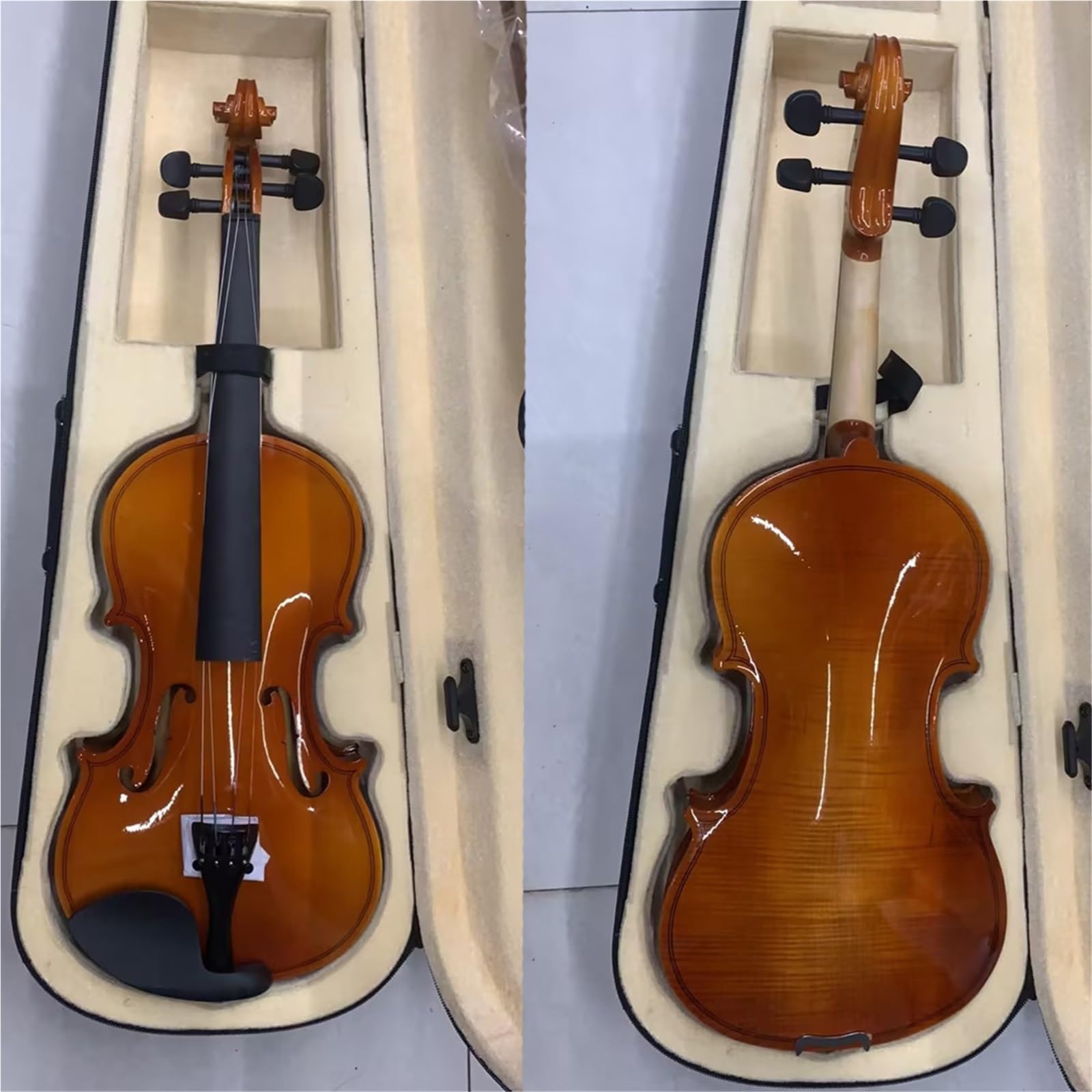 Violino Set Test Pratico Per Principianti Di Violino Popolare In Legno Massello Suonare Il Violino 4/4