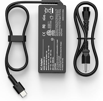 100W USB C Fast Charger Power Adapter Compatible with Lenovo Thinkpad,MacBook Pro/Air, iPad Pro,HP,Dell,Asus All USB-C Device