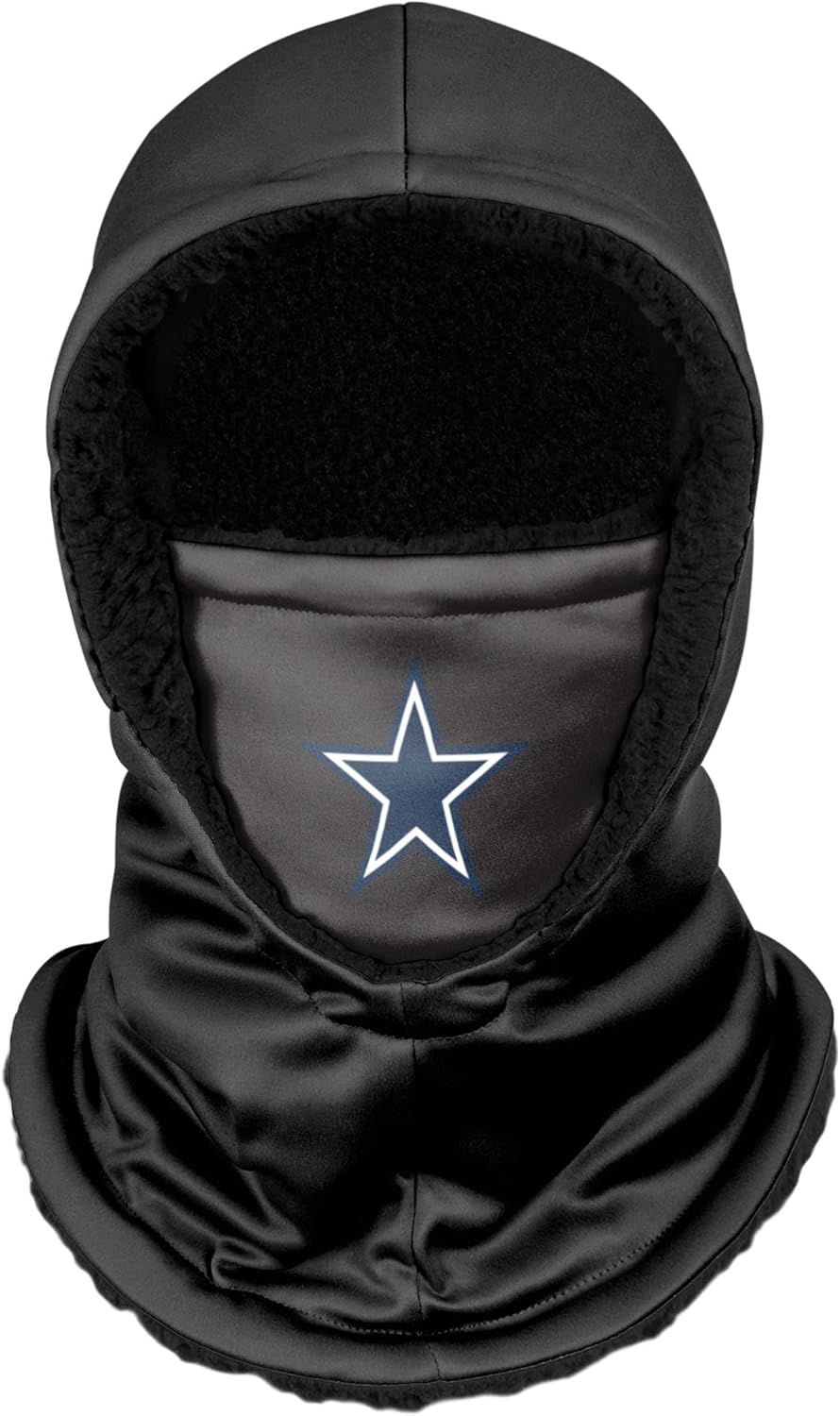NFL Team Logo Black Hooded Gaiter Balaclava Face Cover