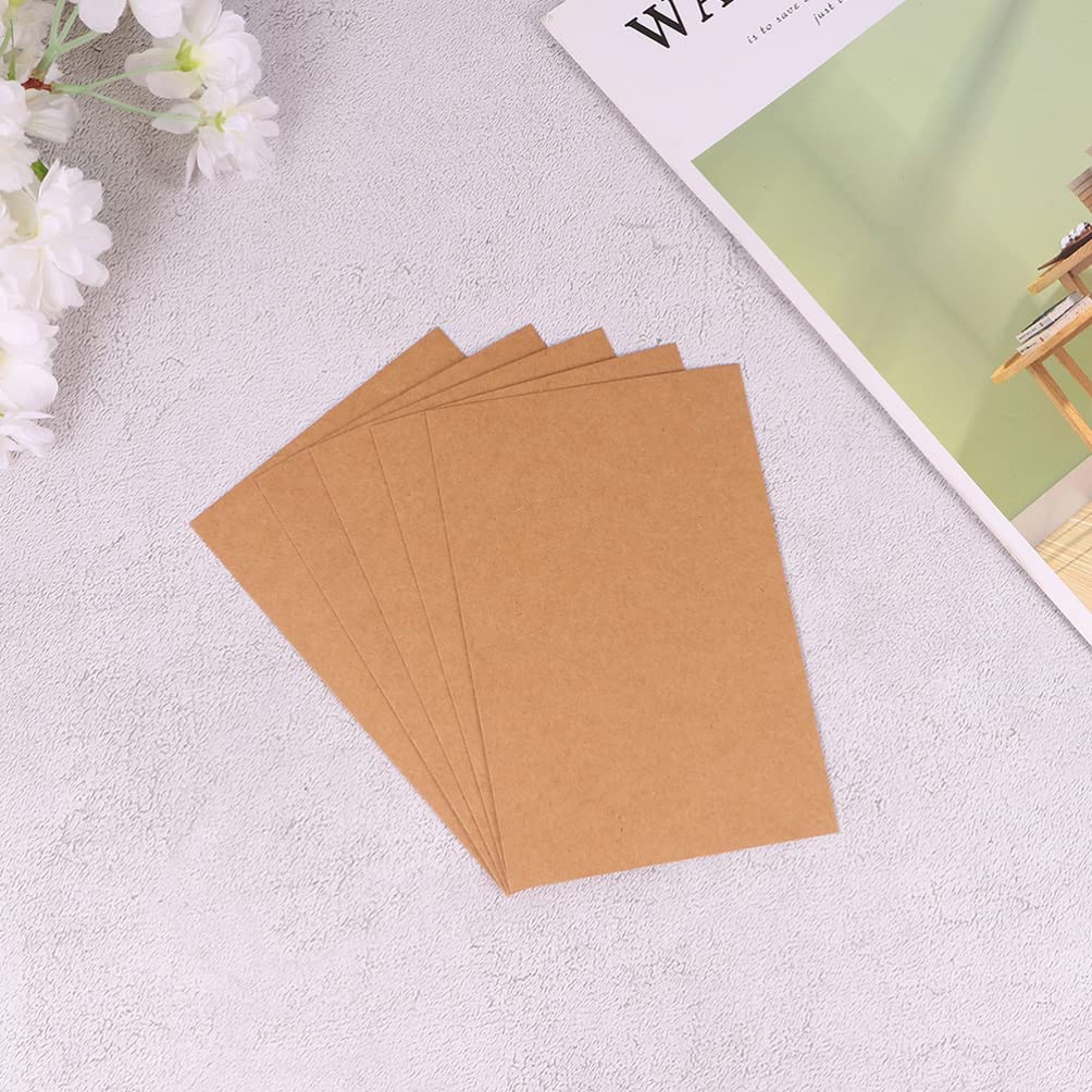 200 Leere Postkarten aus Kraftpapier für Selbstgemacht und Schreiben