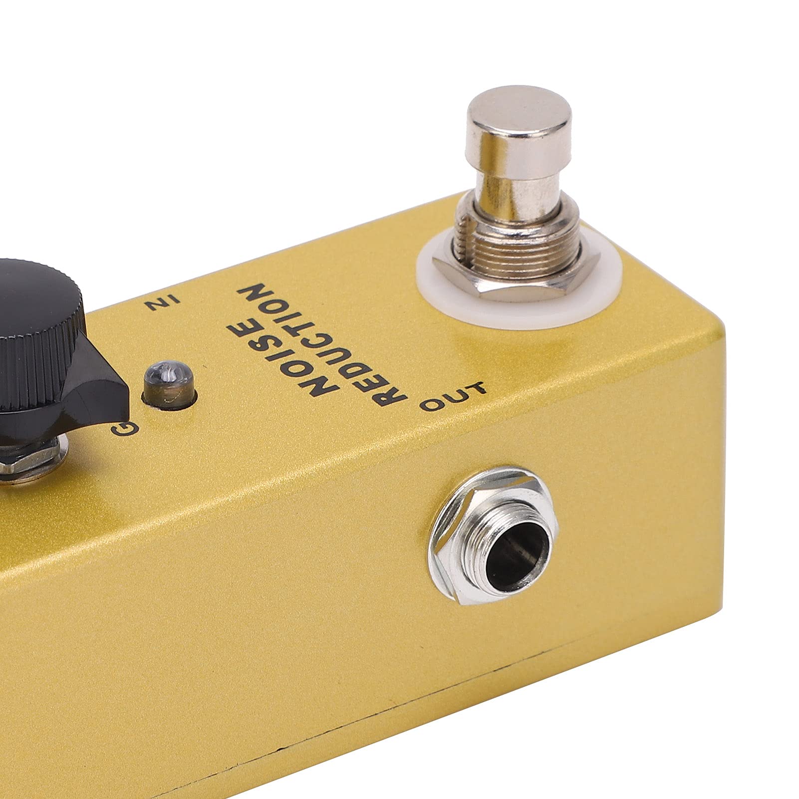 Efecto De Reducción De Ruido Carcasa De Efecto De Guitarra De Metal 26dB Pedal De Puerta De Ruido Supresor De Murmullo De Ruido Herramienta De Afinación De Guitarra Eléctrica Con Indicador LED