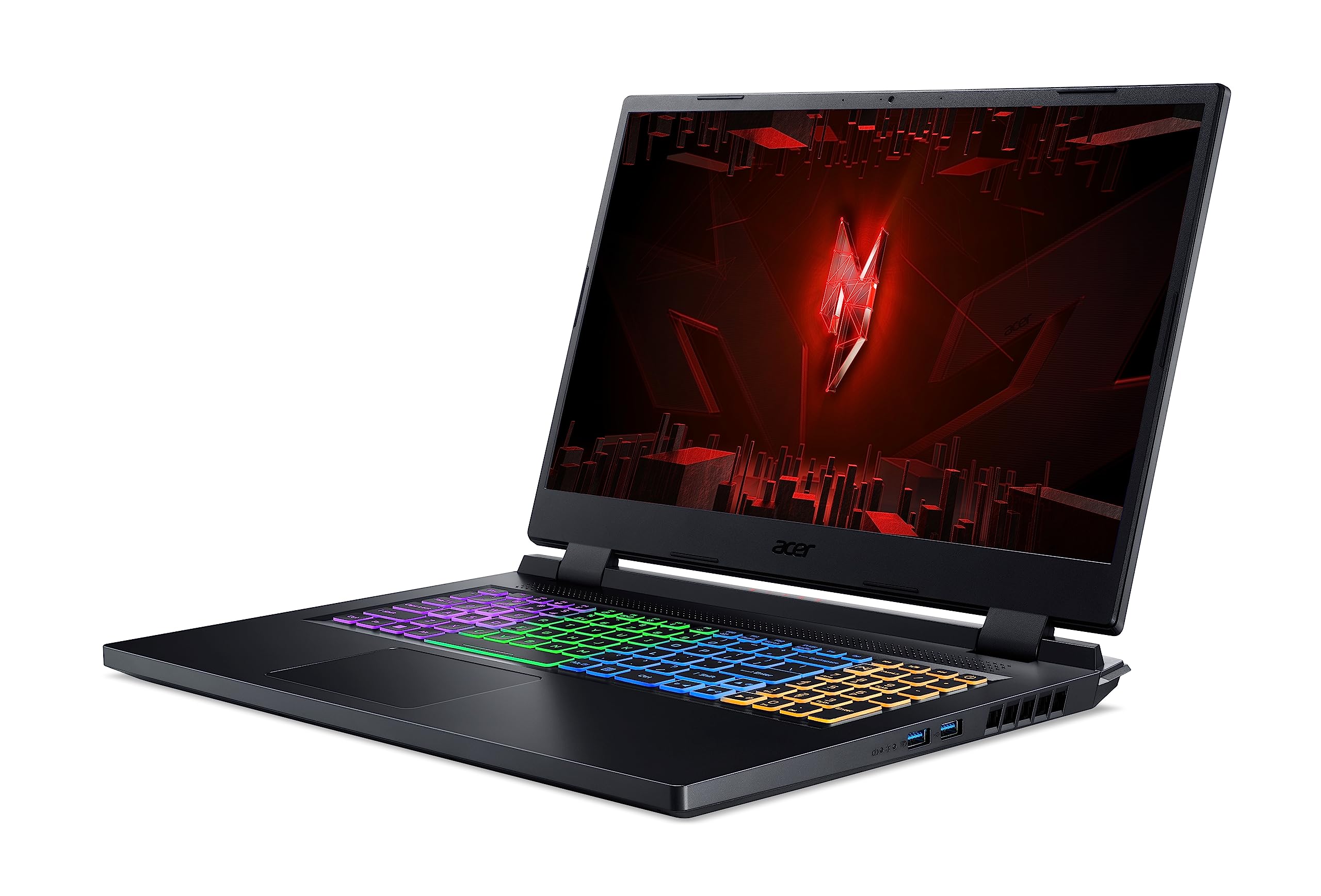 Acer Nitro 5 (AN517-55-96S6) Gaming Laptop | 17,3" FHD 144Hz Display | Intel Core i9-12900H | 16 GB RAM | 1 TB SSD | NVIDIA GeForce RTX 4060 | Windows 11 | QWERTZ Tastatur | schwarz