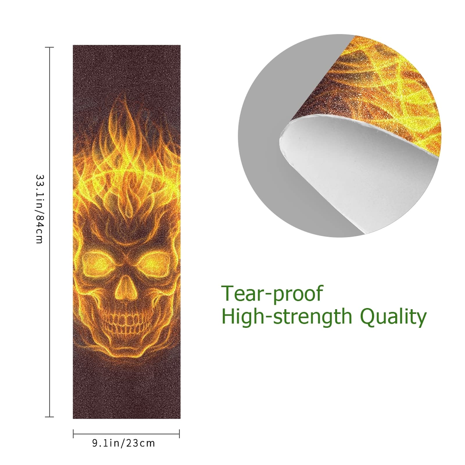 Grip Skate Mnsruu Simpatico Teschio Di Zucchero Pagliaccio Skate