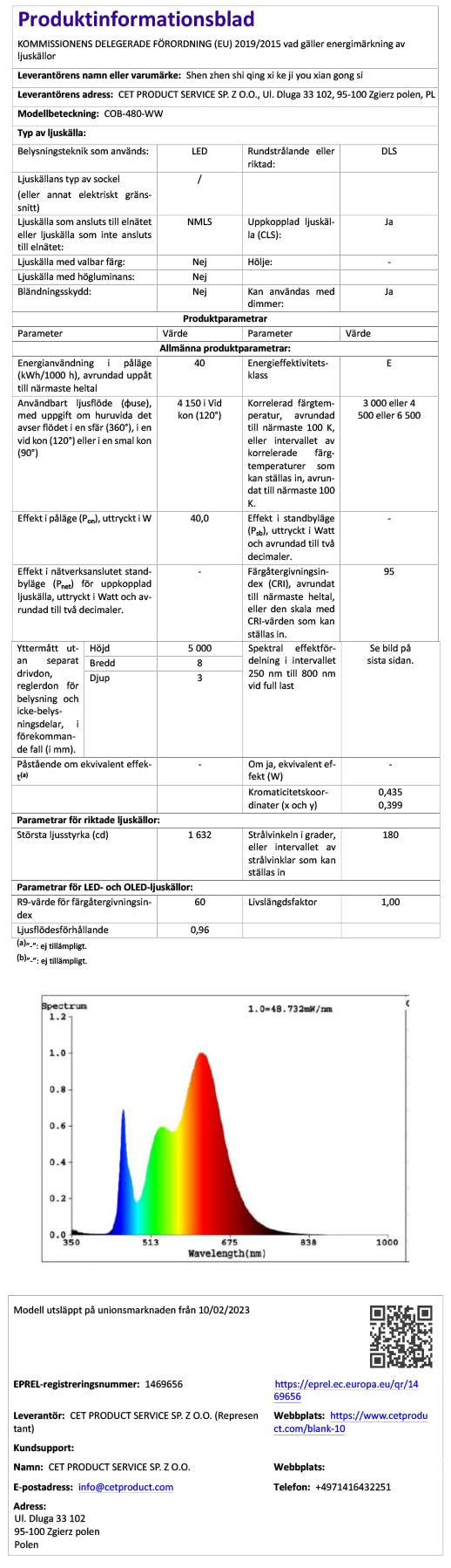 GOMING Taśma LED COB 24V 5M Ciepła Biel 3000K CRI 93+ 4500lm Wysokie Gęstość 480LED/M Jednolite Światło IP20 Nie Wodoodporny Elastyczny Światła Taśmą LED Dla DIY Dekoracja Domu(Brak Zasilania)