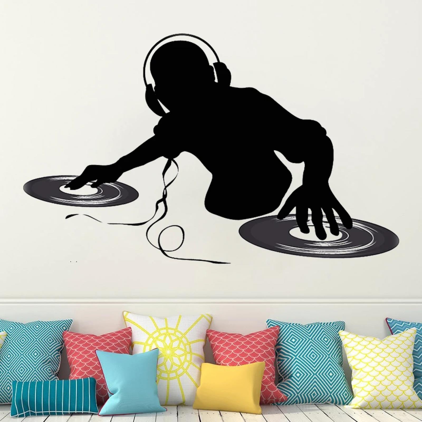 YOUOUSI Records, DJ Music, Rock Singers, Nightclub Decorations, wall Decals, Bedroom, Children's Room, playroom, Living Room Decals