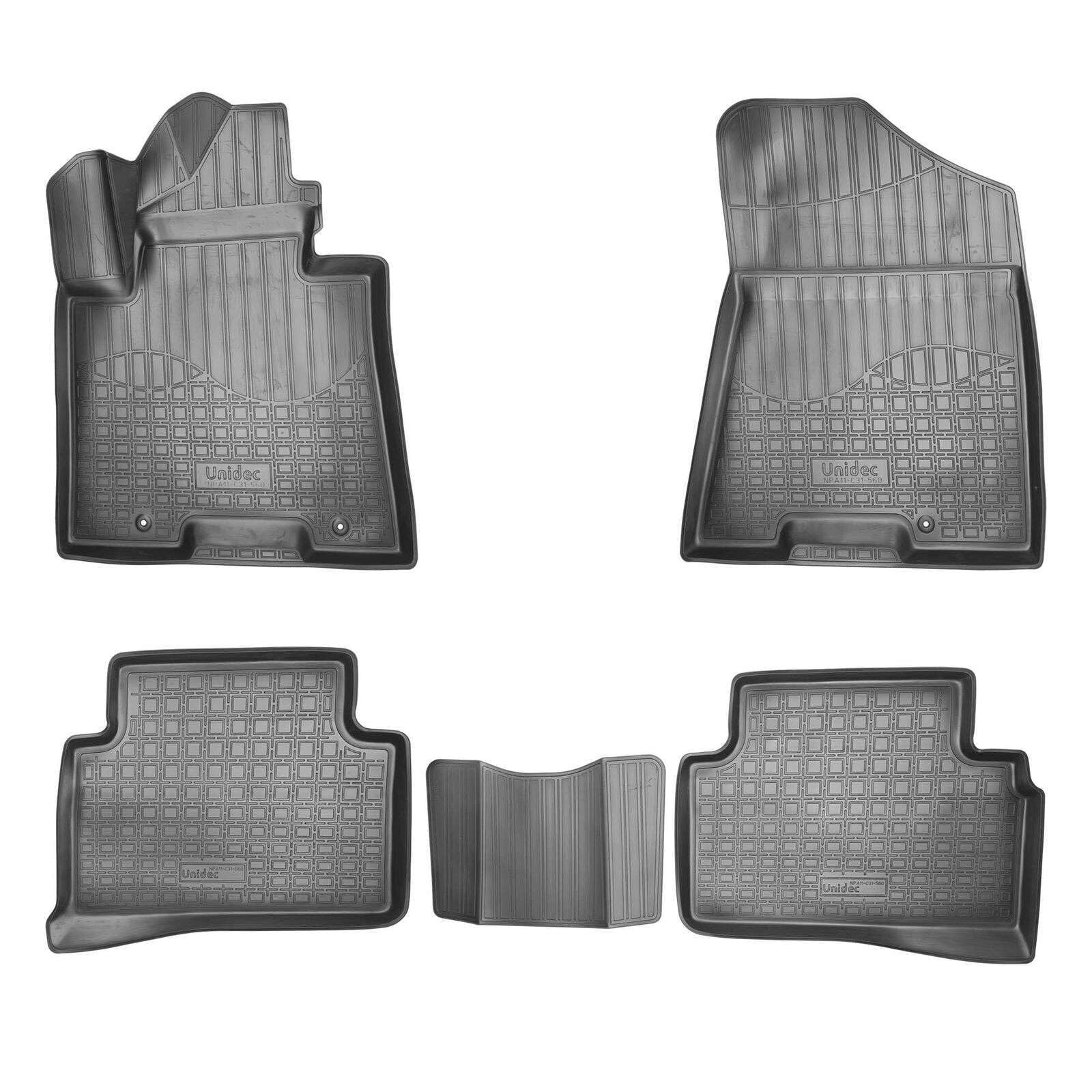 Recambo Juego de alfombrillas de goma y bandeja para maletero para Hyundai Tucson III, tipo TL | a partir de 2015 > Alfombrillas de coche 100% a medida y alfombrilla para maletero de TPE