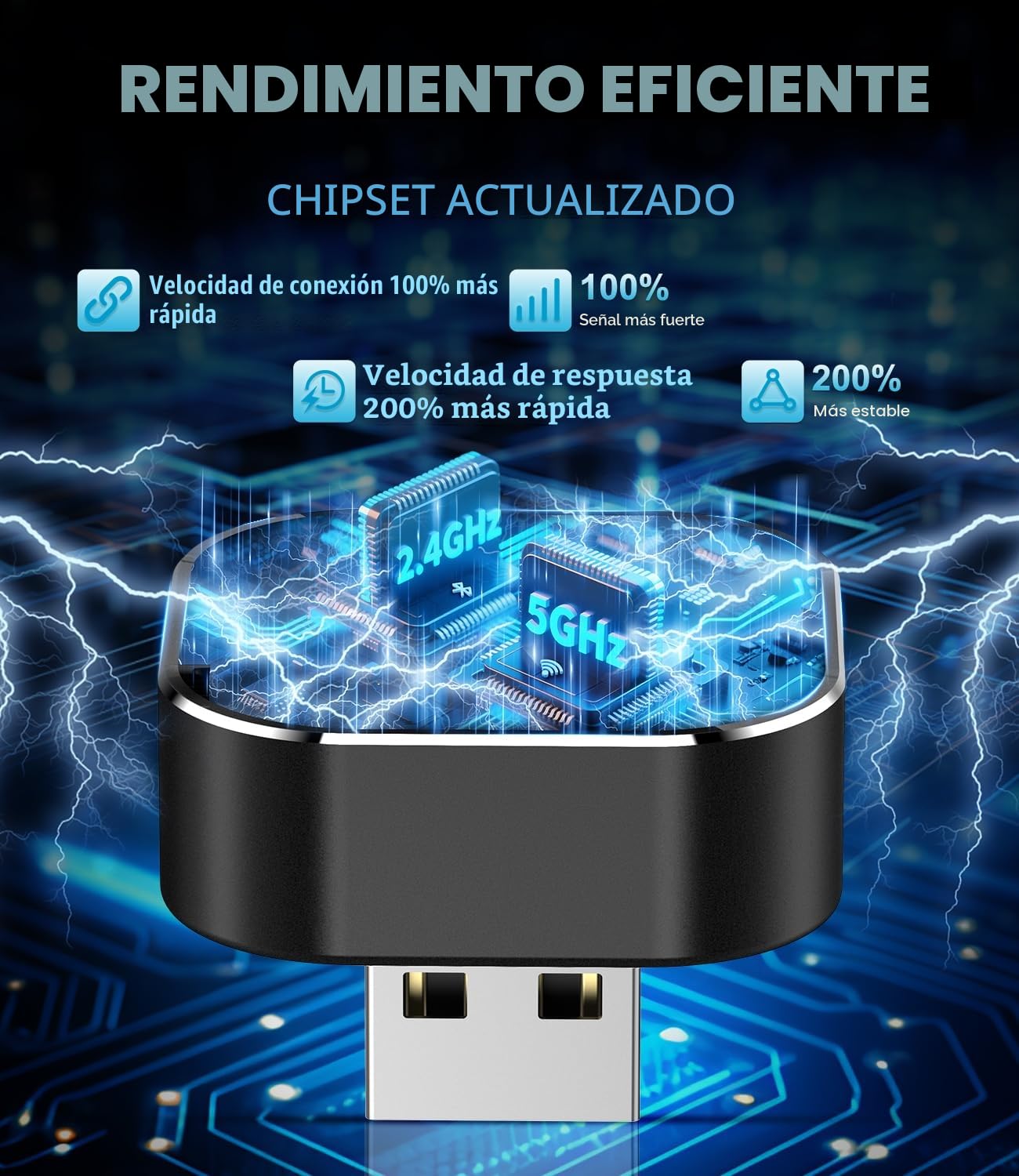 Adaptador inalámbrico CarPlay para Apple, actualización de cableado a inalámbrico, USB-A/Tipo-C, Plug&Play, conexión Estable sin demoras, CarPlay para iPhone iOS 10+