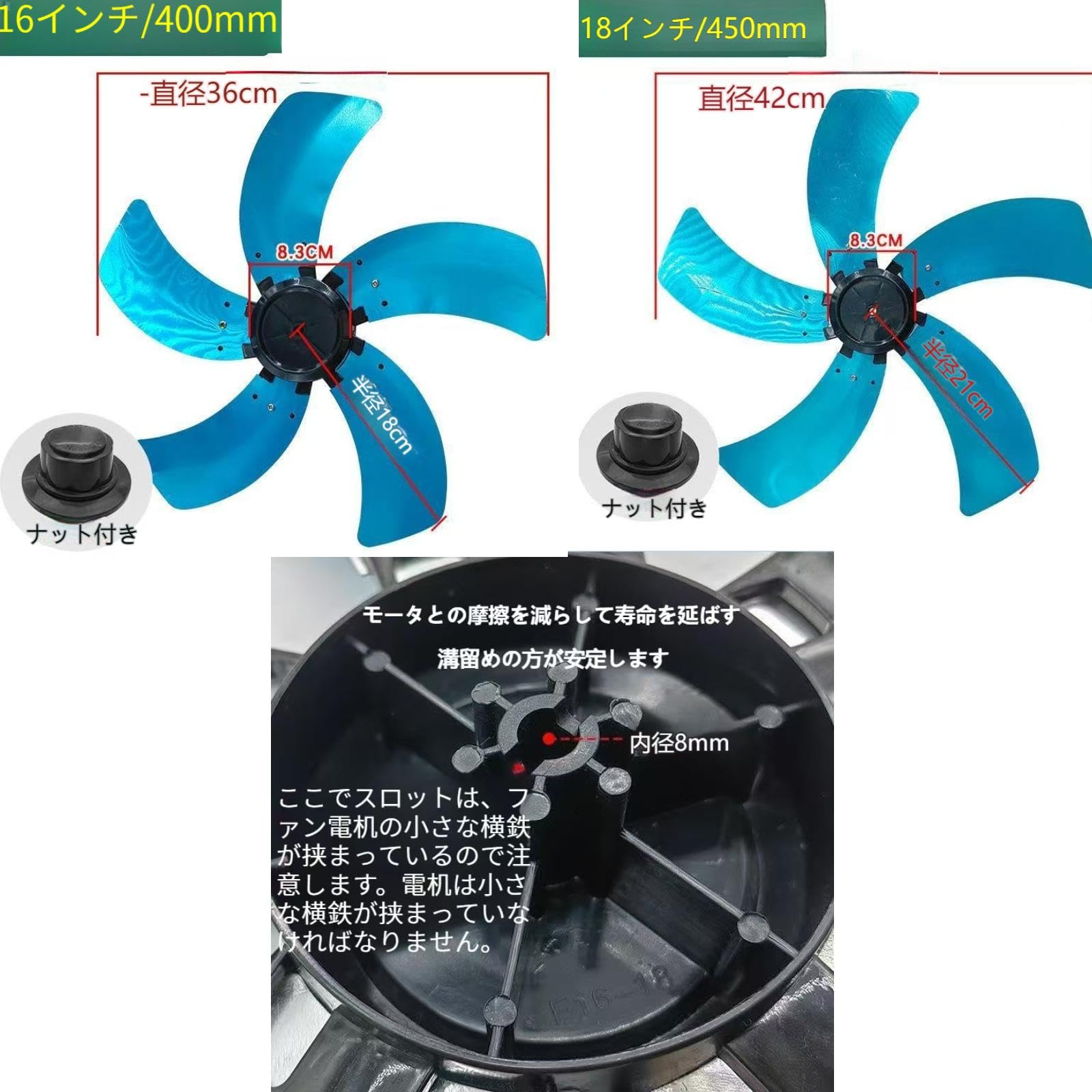 厨房室内用换气扇机白と青 5枚羽根 Amazon.co.jp : 家庭用 扇風機 交換用 羽根 ブレード 汎用タイプ 5枚葉