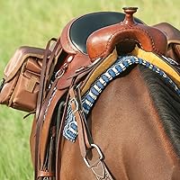 Vista 2 de Cashel Alforja para caballos de lujo de calidad, bolsillos acolchados Marrón