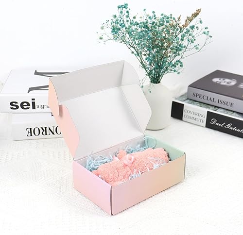 Miniatura 61 de Cajas de envío pequeñas de 6 x 4 x 2 pulgadas para pequeñas empresas, paquete de 30 cajas de correo moradas, caja de embalaje de cartón corrugado