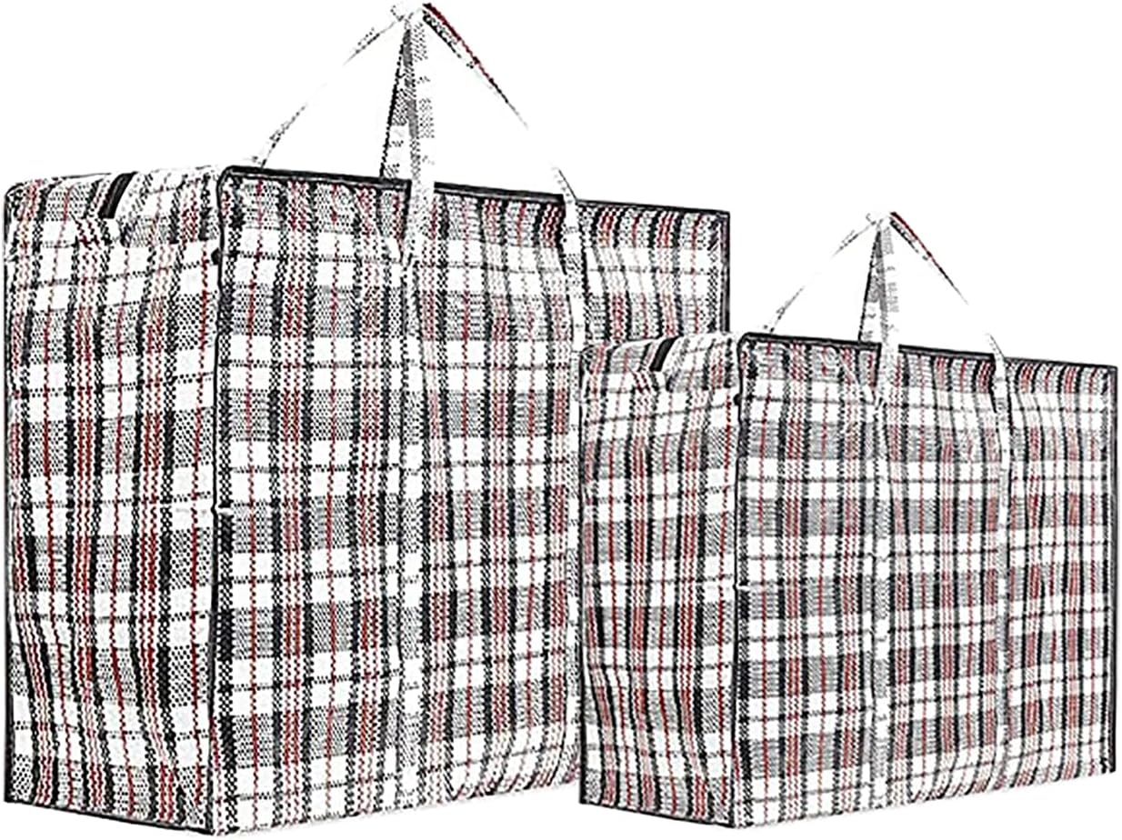 GaoBangM Laundry Bags, 2 Dif Size storage Bags with Zippers and Handles