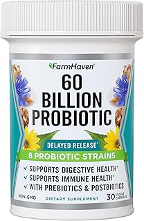 FarmHaven 60 Billion CFU Probiotic - 8 Probiotic S...