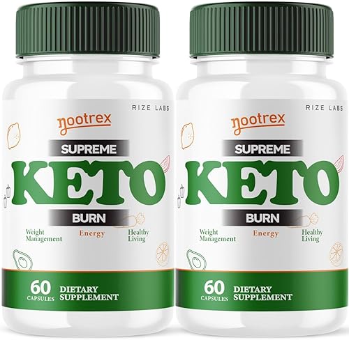 rize labs Nootrex Supreme Keto Burn Capsules, suplemento Nootrex para pérdida de peso avanzada, fórmula de máxima fuerza para lograr tus objetivos