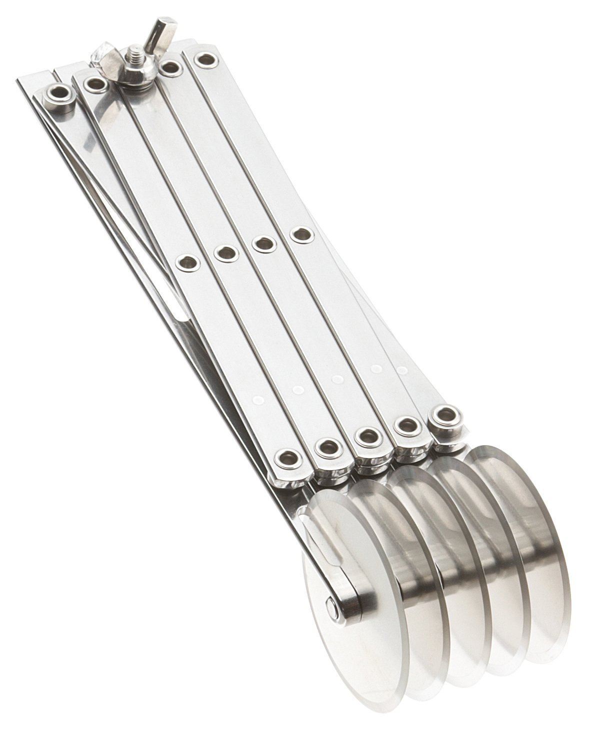 Adjustable Pastry Cutter, 5 Wheel Stainless Steel Dough Divider Buy