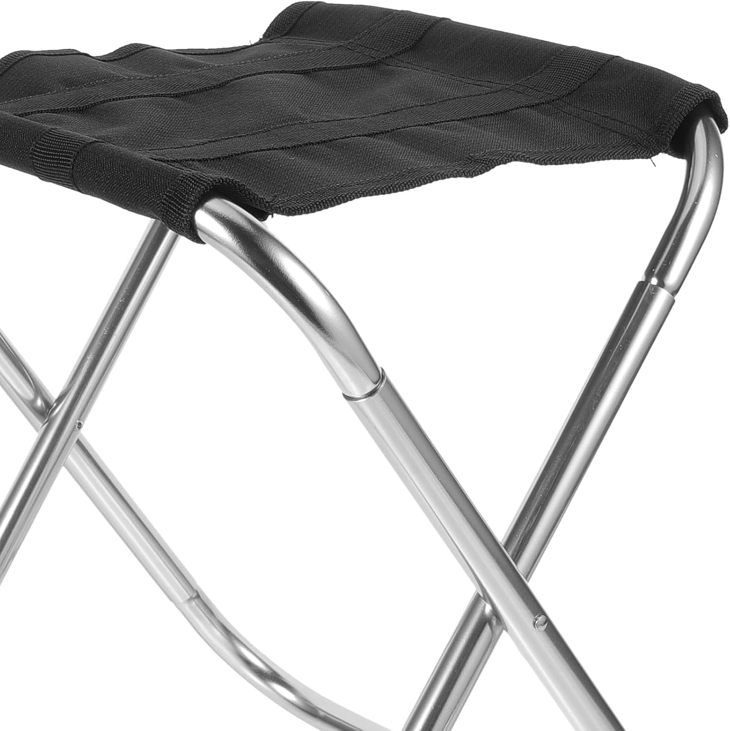 KALLORY Portable Foldable Aluminum Alloy Stool Lightweight Camping Stool with Storage Bag Compact Fishing for Outdoor Hiking Backpacking