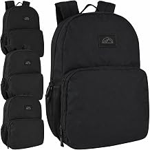 Summit Ridge 17 Inch Laptop Backpacks 24 Pack, Large Pockets, Mesh Shoulder Straps for Travel, Commute