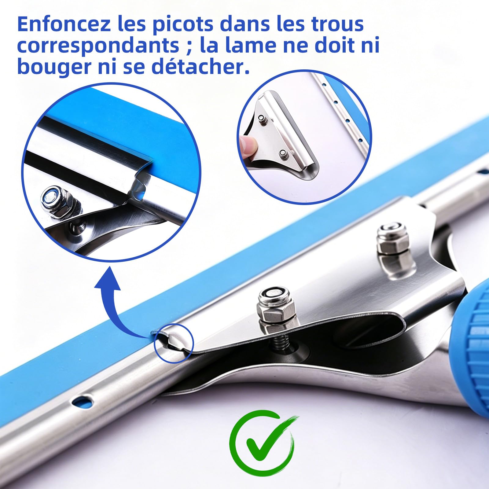 Kit de Nettoyage de Vitres, Inclure Seau 12L, Raclette Silicone, Brosse Microfibre, 200cm Télescopique Manche, Vaporisateur, Chiffon, pour Salle de Bain, Douche, Voiture, Miroir, Fenêtre