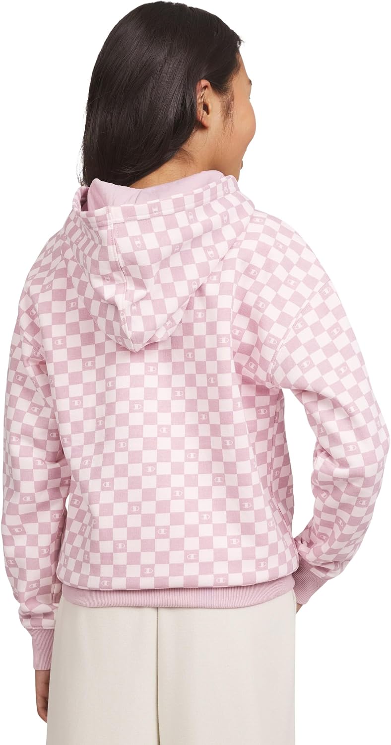 Champion Girls' Athletic Zip Front Hoodie Sweatshirt for Girls