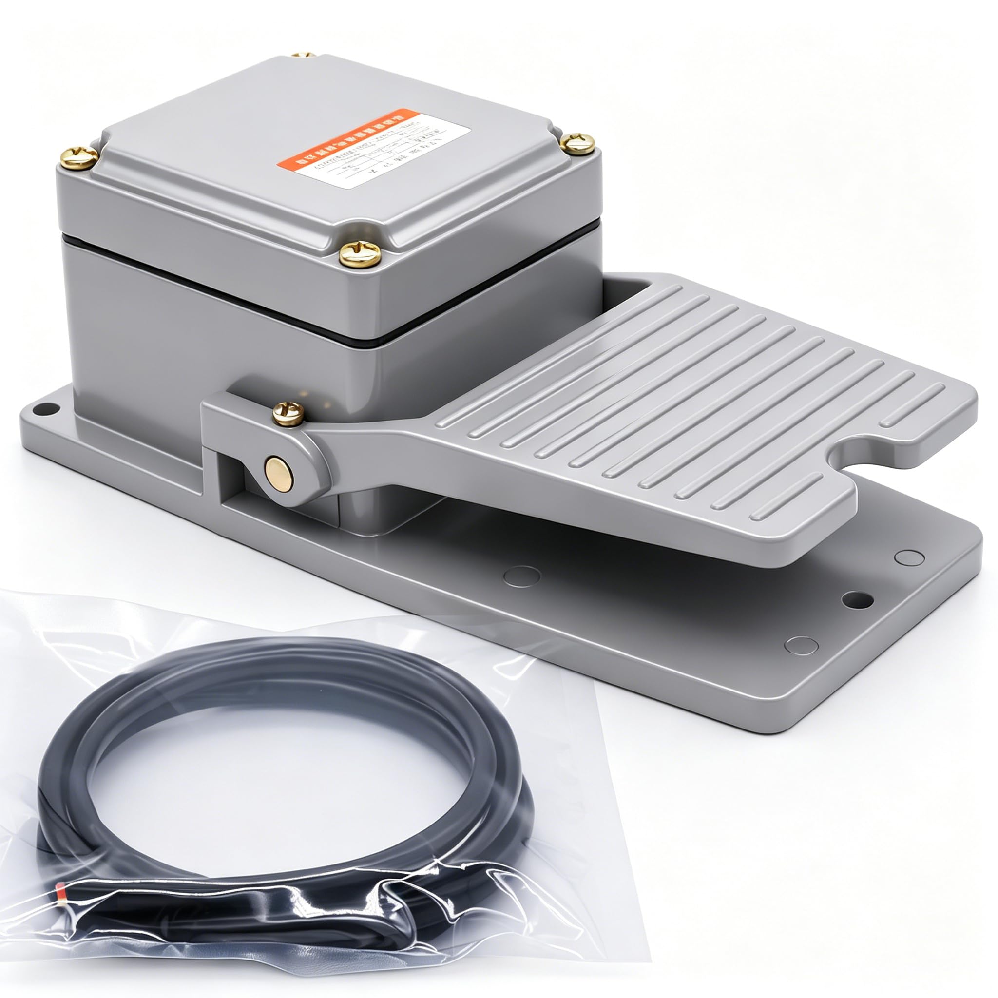 Twidec/AC 380V 15A Heavy Duty Foot Switch SPDT NO NC Electric