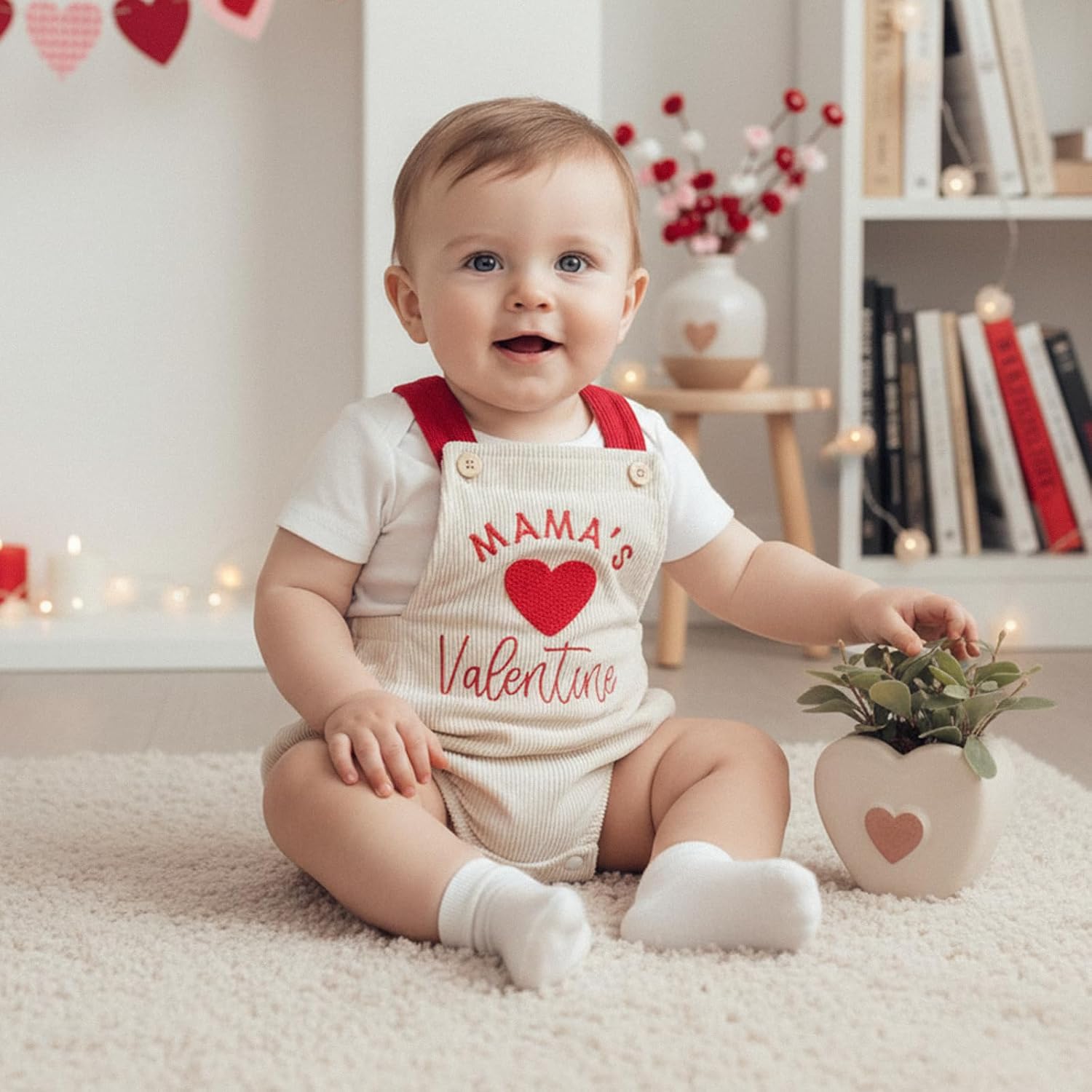 My First Easter Baby Boy Girl Outfit Sleeveless Carrot Bunny Romper Overalls Easter Onesie Newborn Spring Clothes - Image 3