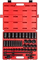 Vista 7 de 43PC 1/2" DR AE IMP JUEGO DE SOCKET, Negro