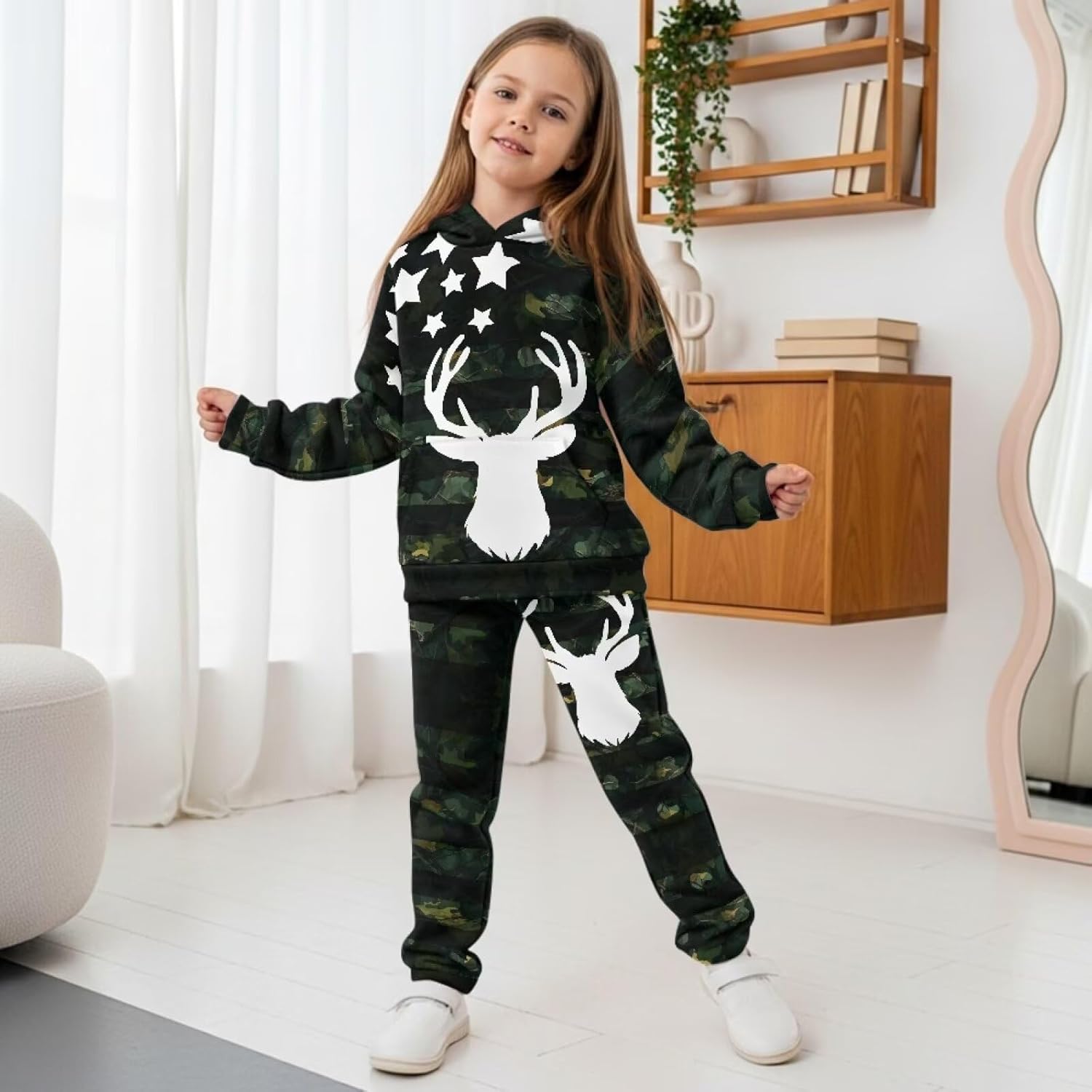DISNIMO Hoodie and Sweat Pants for Boys Sweatshirt for Kids Clothing Sets Sweatsuits Set Girls Tracksuit Jogger Pants